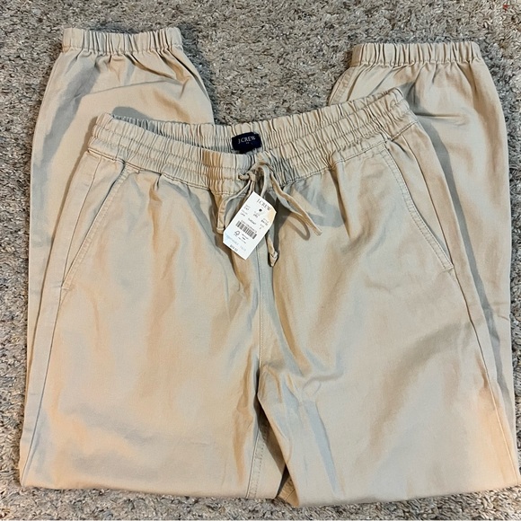 J. Crew Pants - J. Crew Khaki Joggers Cotton and Tencel Size 2 NWT